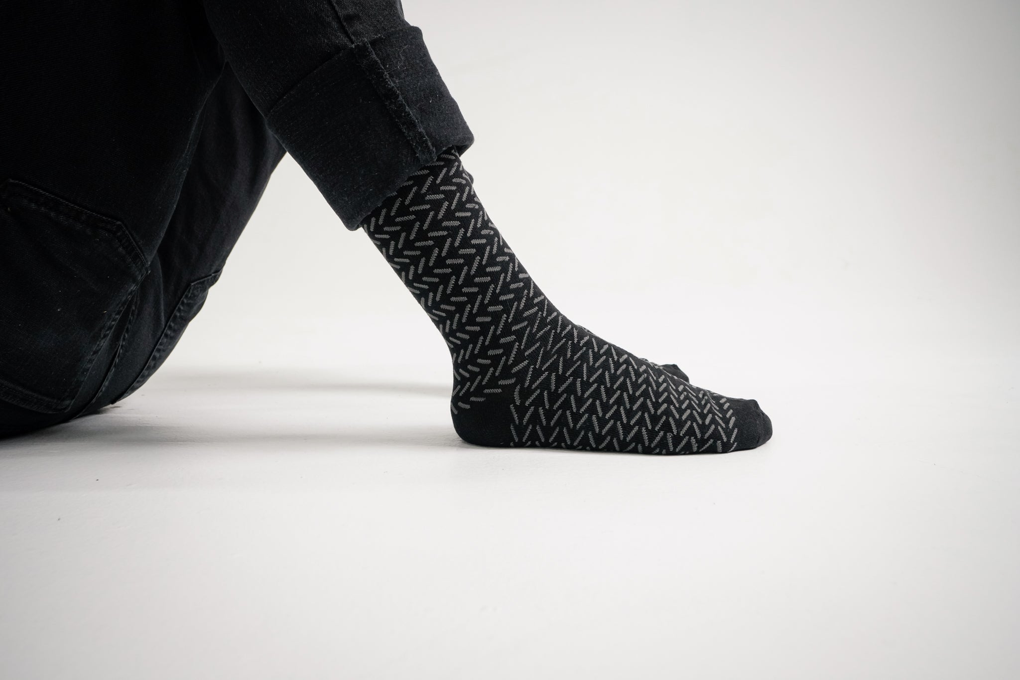 Diagonal Liner Dress Socks(3 Pack) - SooComfyy product image