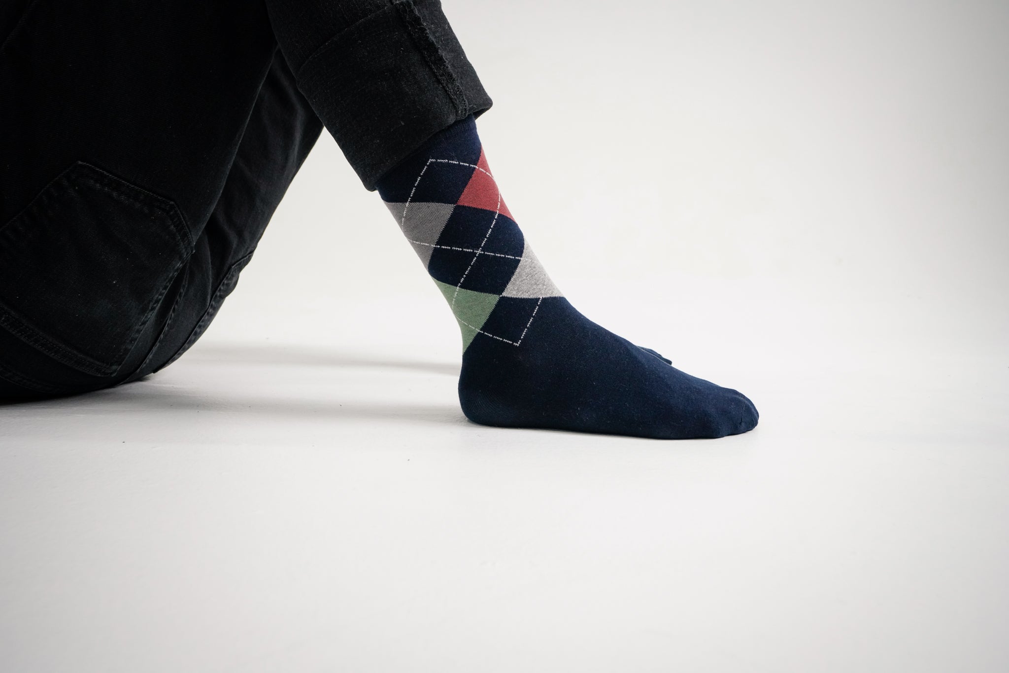 Diamond Patch Dress Socks(3 Pack) - SooComfyy product image