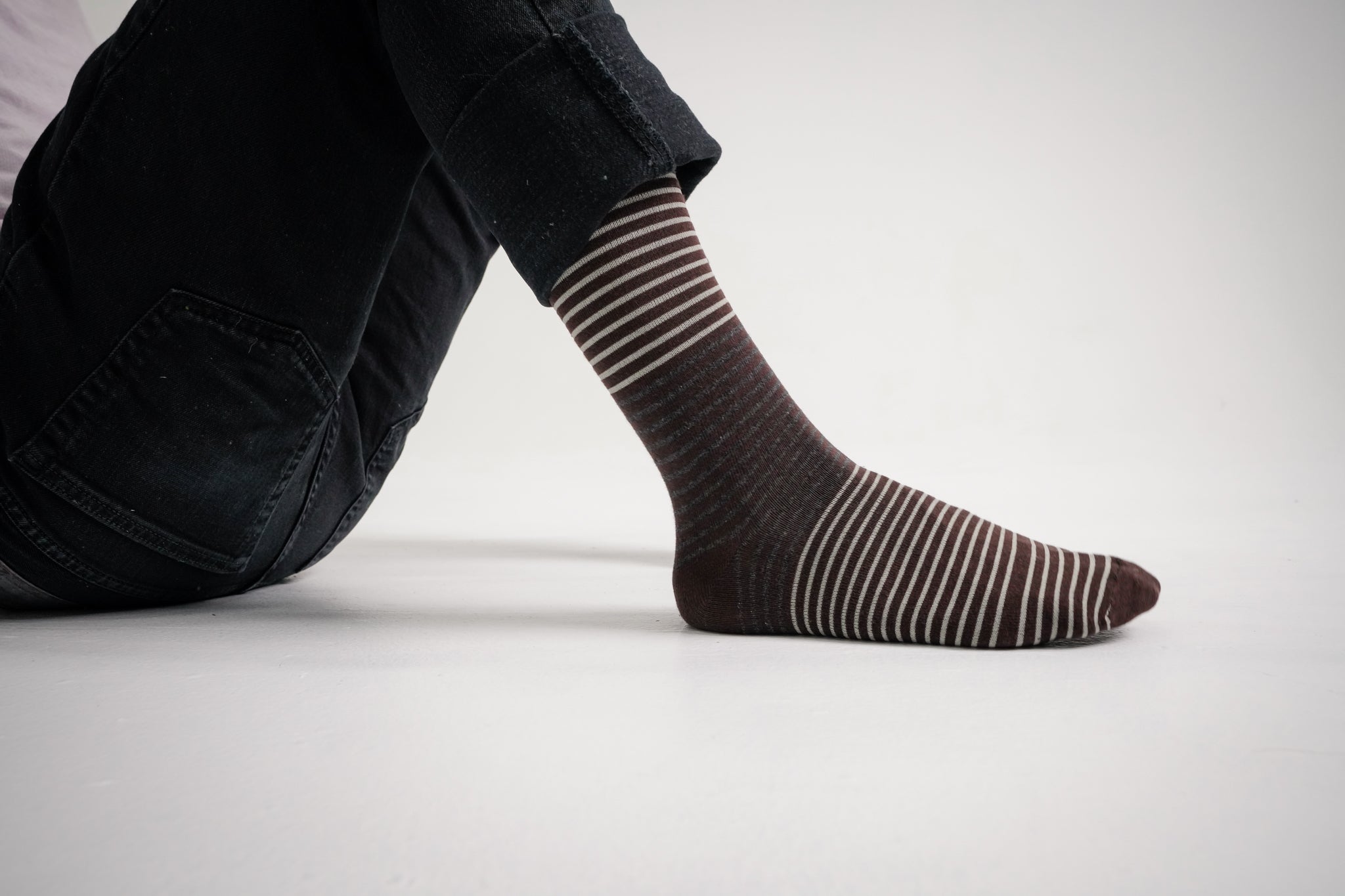 Two-Tone Liner Dress Socks(3 Pack) - SooComfyy product image