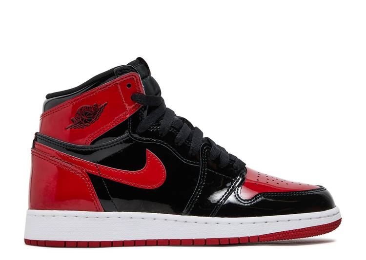 Air Jordan 1 Retro High "Patent Bred" GS