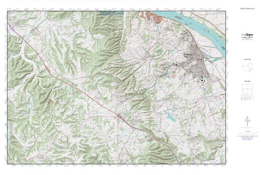 Sainte Genevieve MyTopo Explorer Series Map Image
