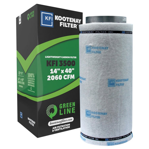 Kootenay Filter - Kootenay Filter KFI 3500 Green Line Carbon Filter 2060 CFM - Carbon Filters - Hydrodionne