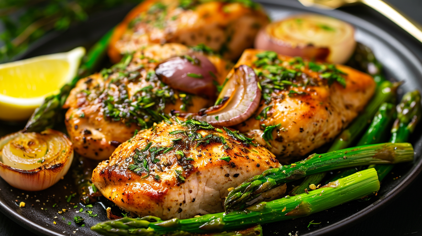 chicken and asparagus dinner