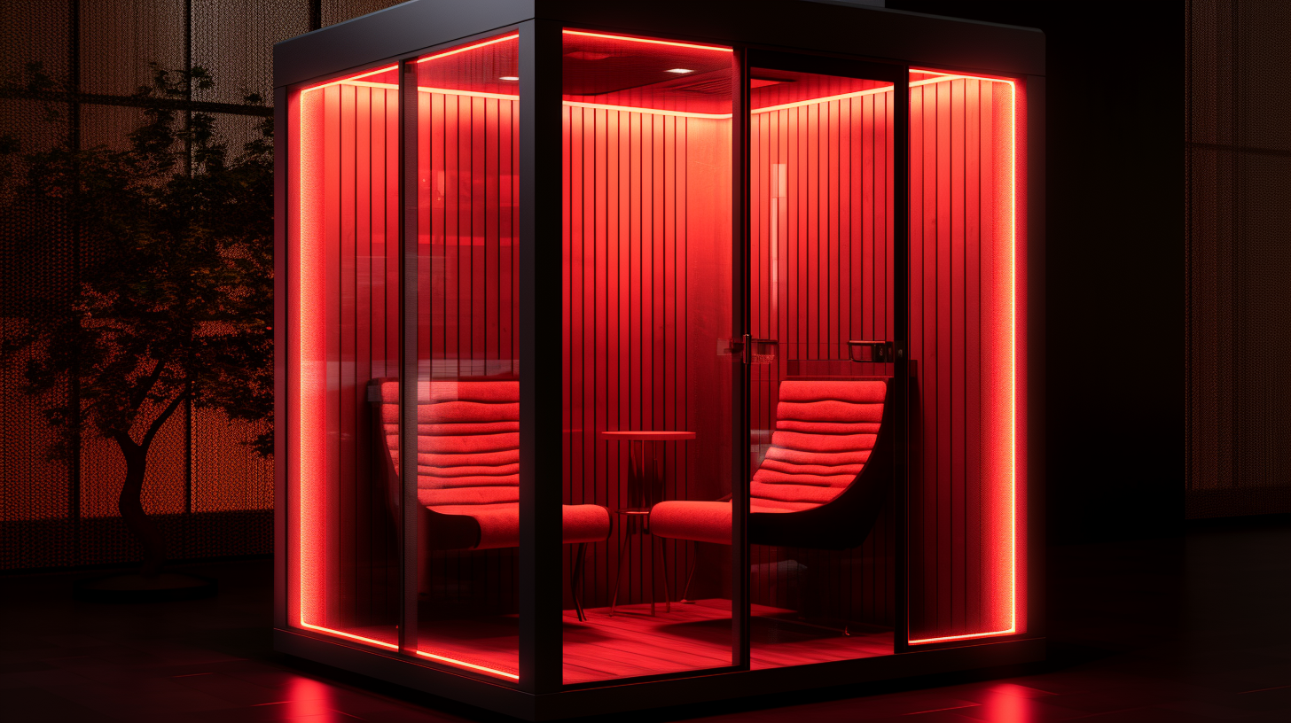 infrared sauna booth