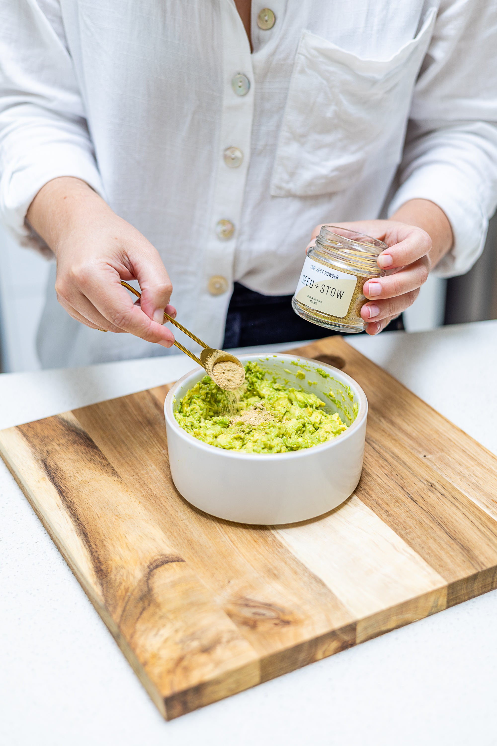 Seed + Stow Lime Zest Powder