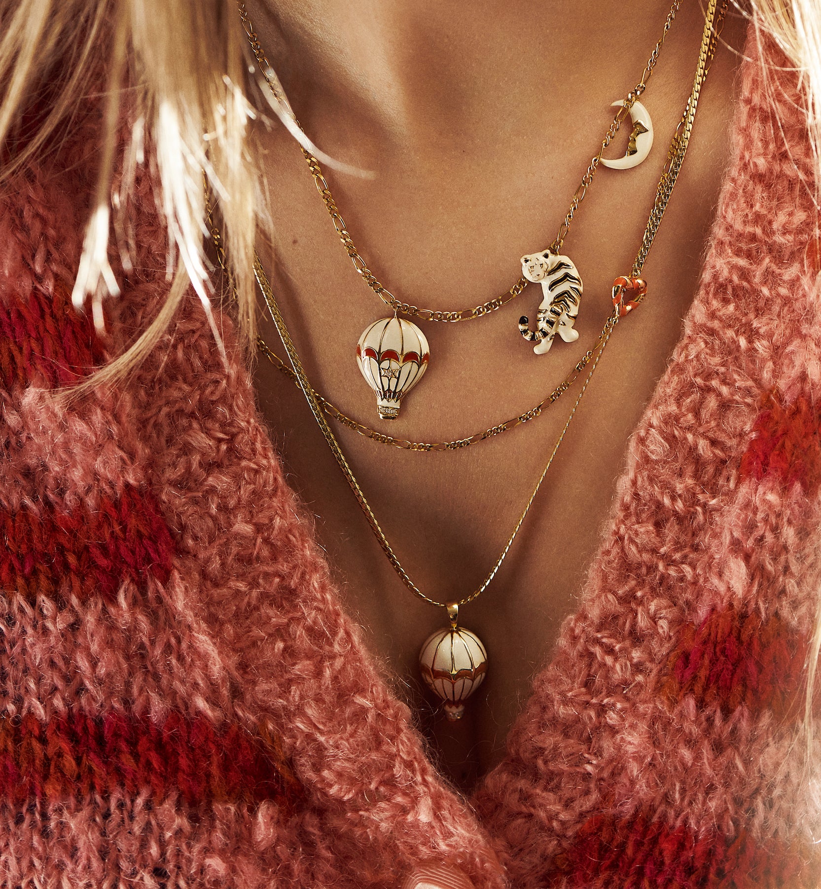 Fantasy Necklace Gold | Jewellery | + Nina