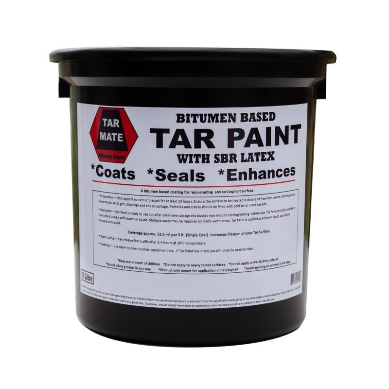 Tar Paint Bitumen Based with SBR Latex 5L Online