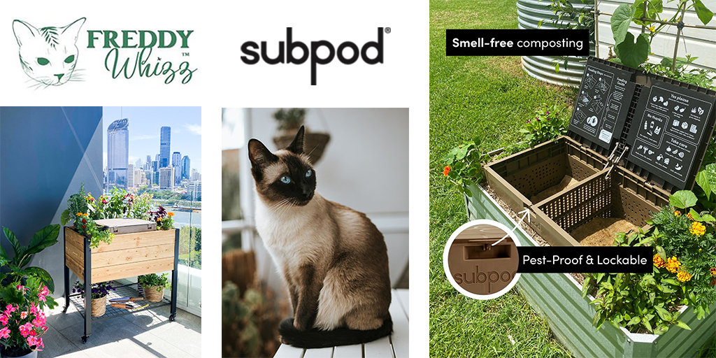 Freddy Whizz Compostable Cat Litter Subpod compost competition