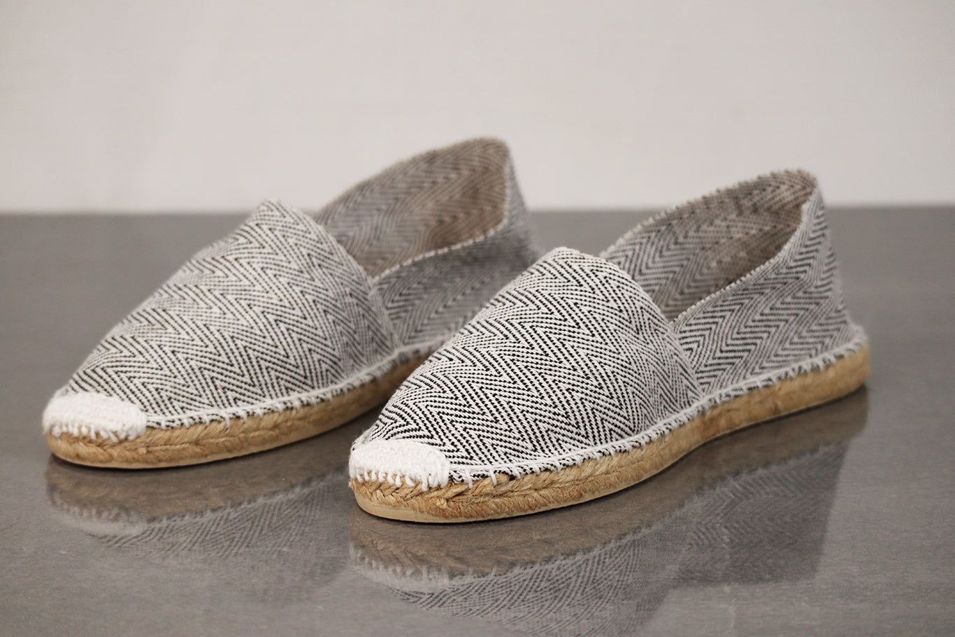 Billede af Espadrille Sort sildeben - 36