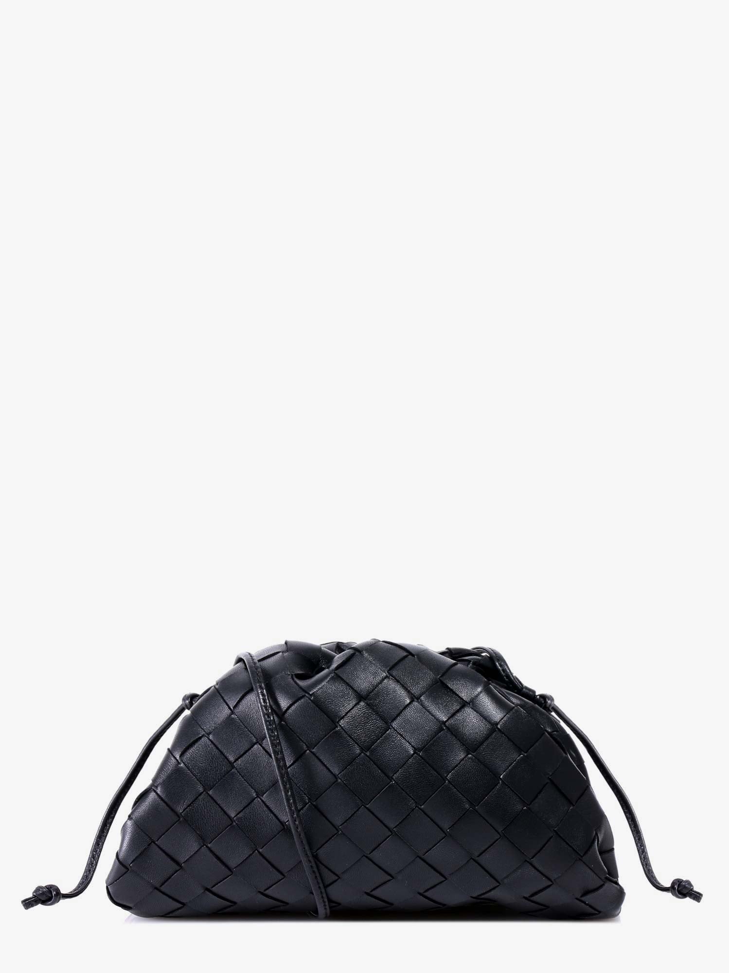 BOTTEGA VENETA BOTTEGA VENETA WOMAN MINI POUCH WOMAN BLACK CLUTCHES