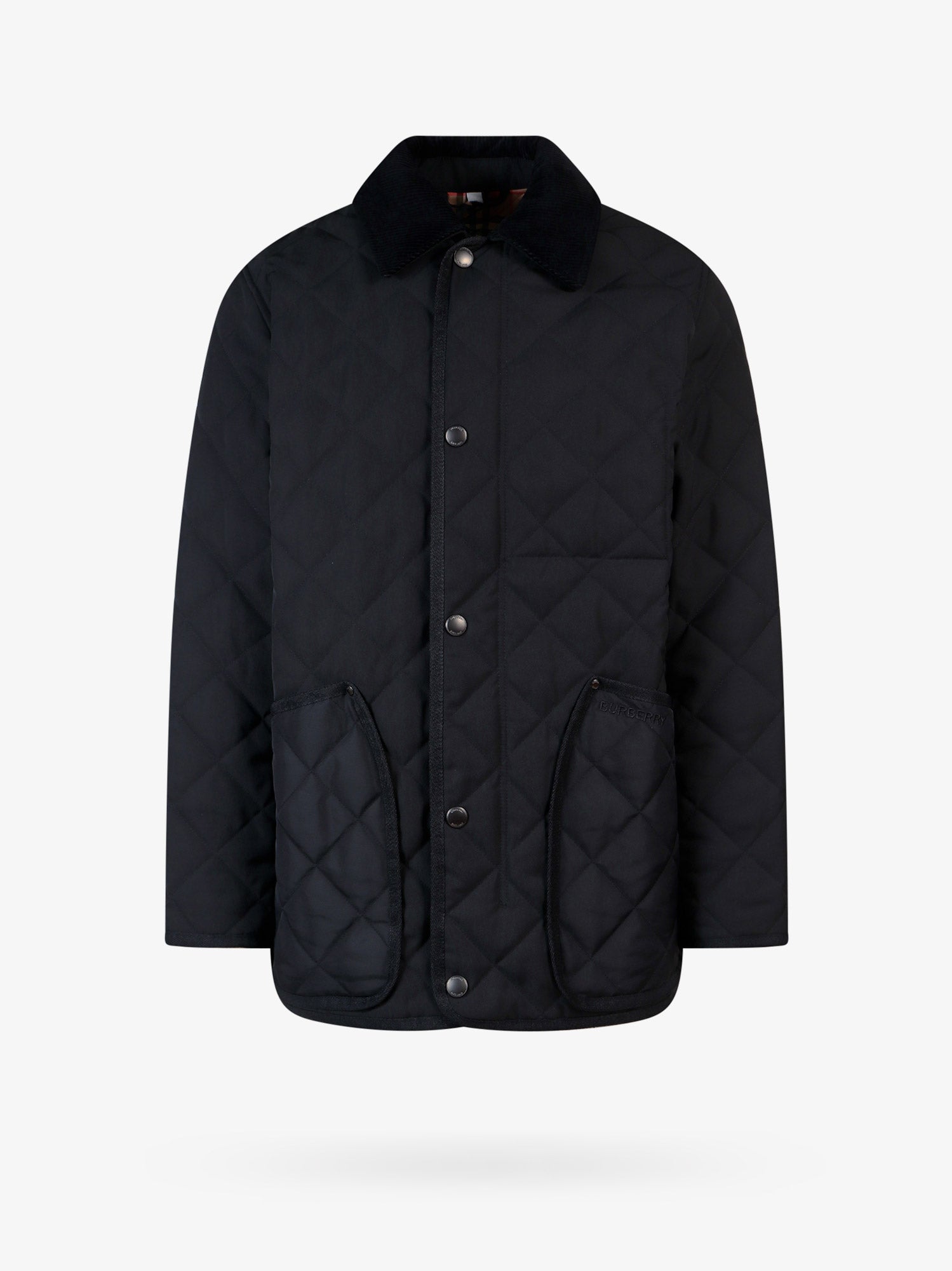 Shop Burberry Man Jacket Man Black Jackets