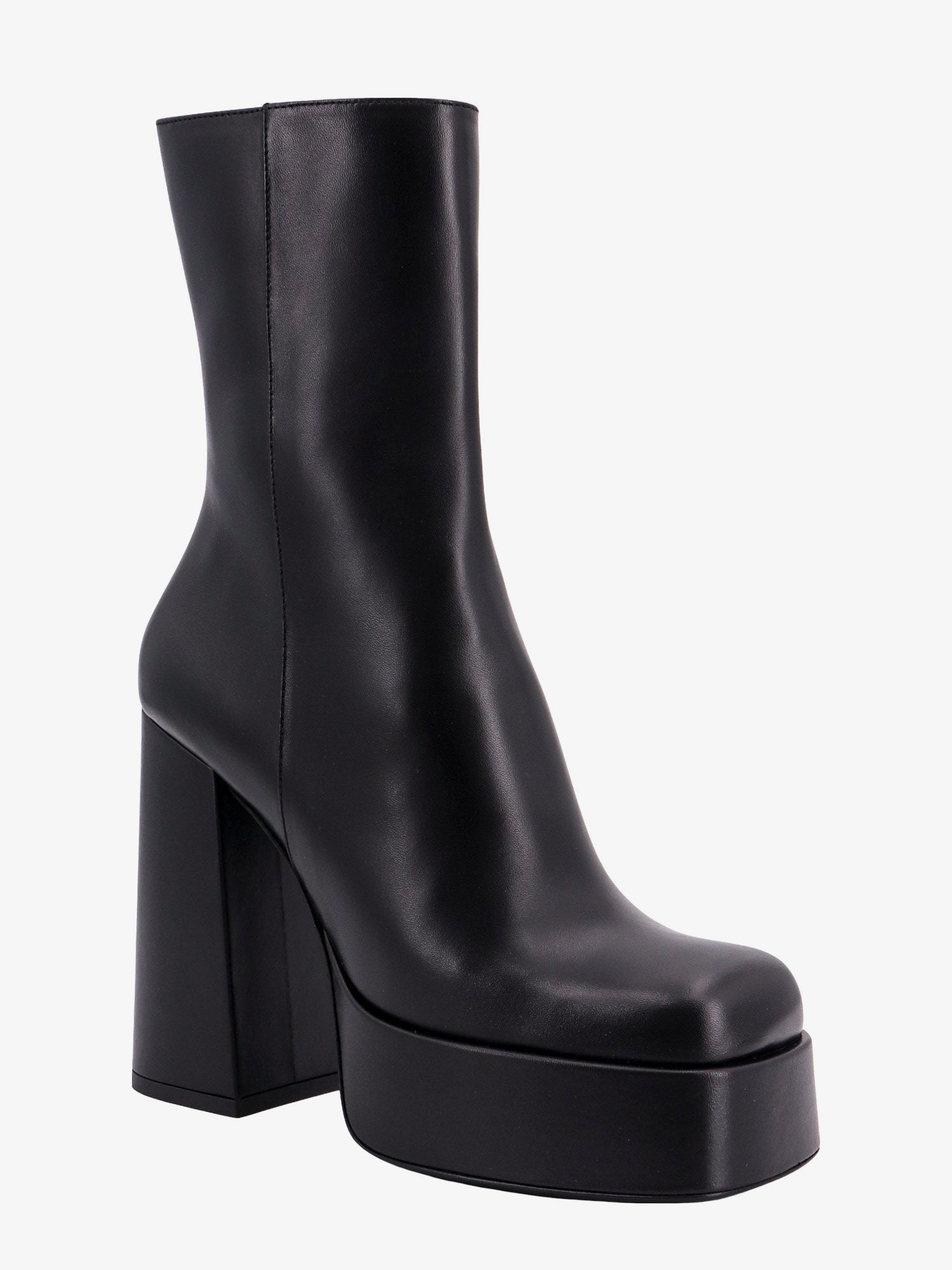 Shop Versace Woman Ankle Boots Woman Black Boots