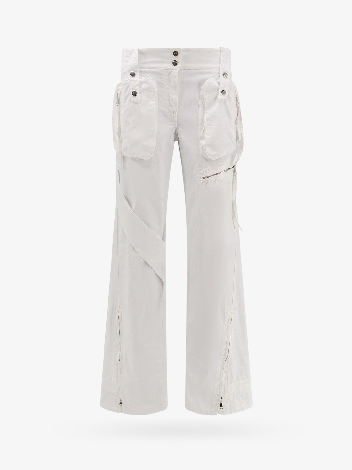 Shop Blumarine Woman Trouser Woman White Pants