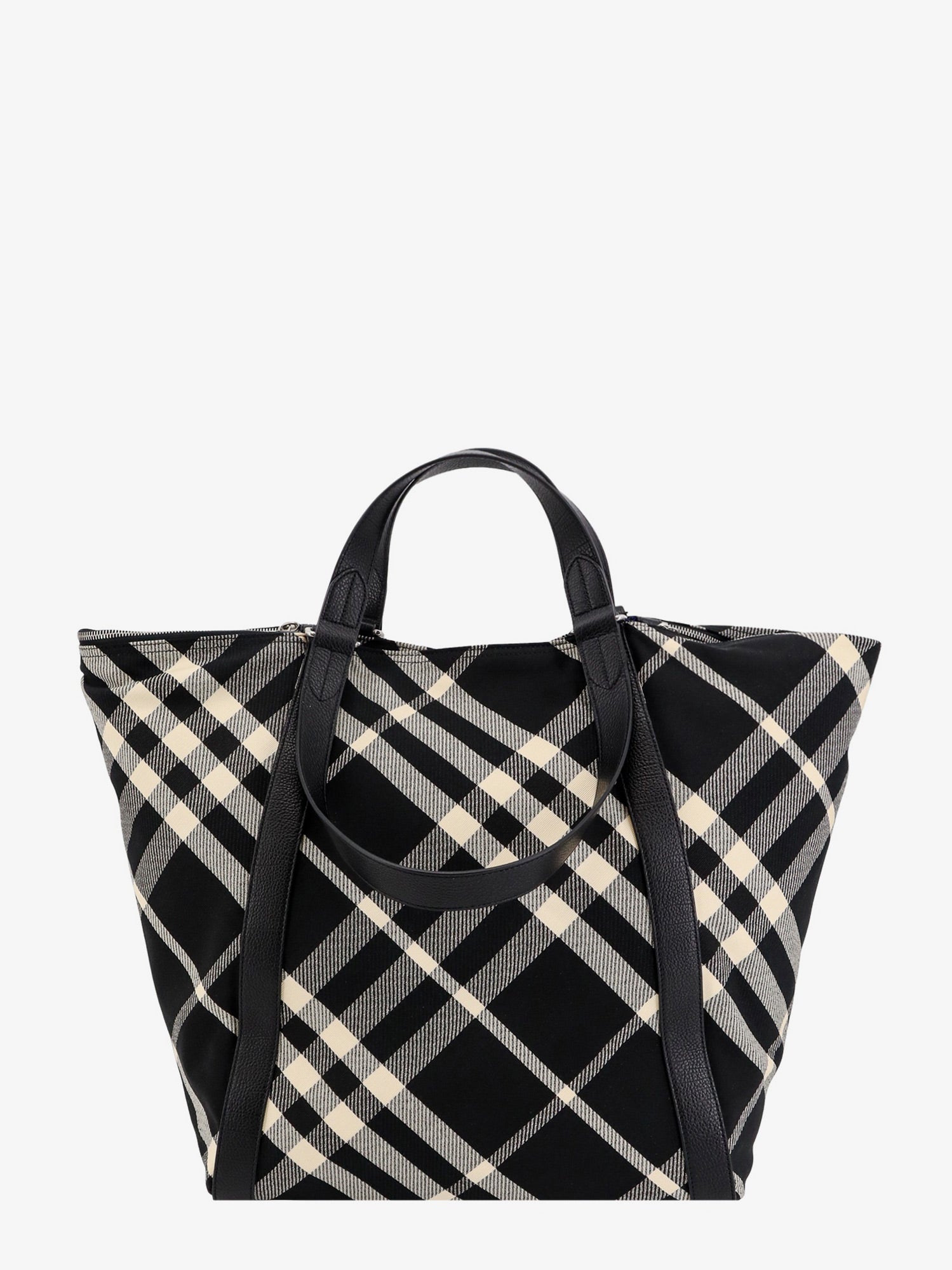 Shop Burberry Man Festival Man Black Shoulder Bags