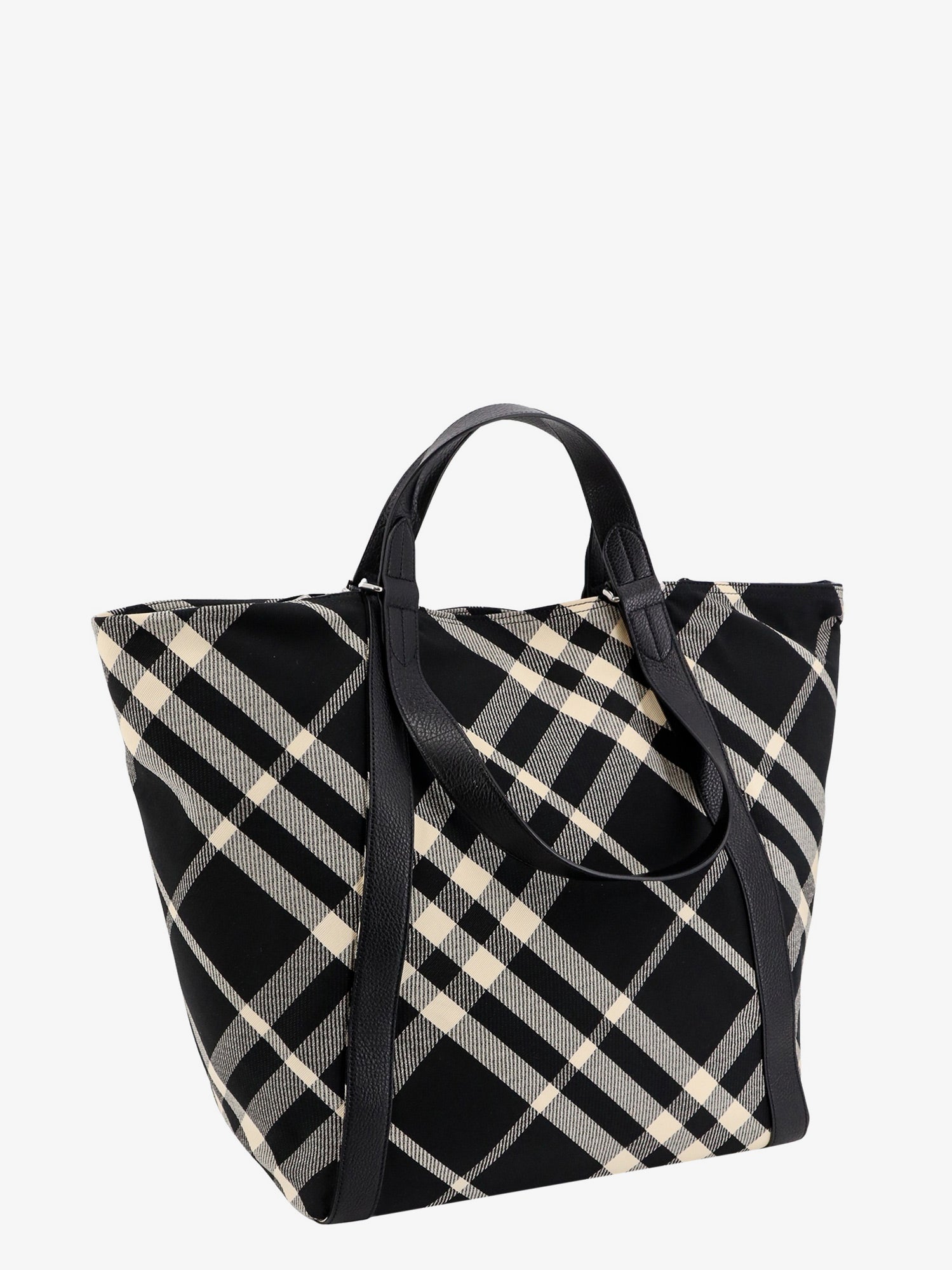 Shop Burberry Man Festival Man Black Shoulder Bags