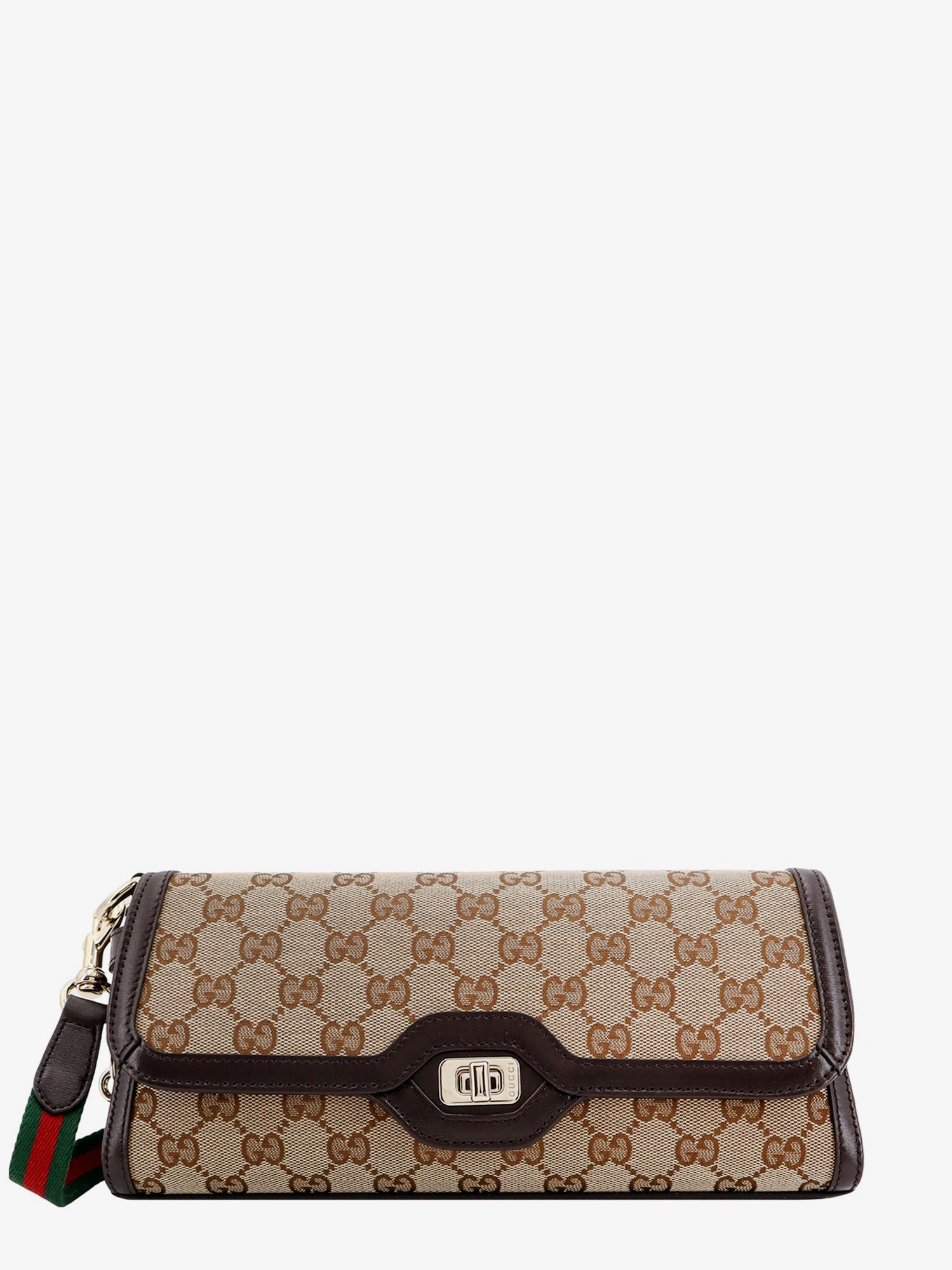 Shop Gucci Woman  Luce Woman Brown Bucket Bags