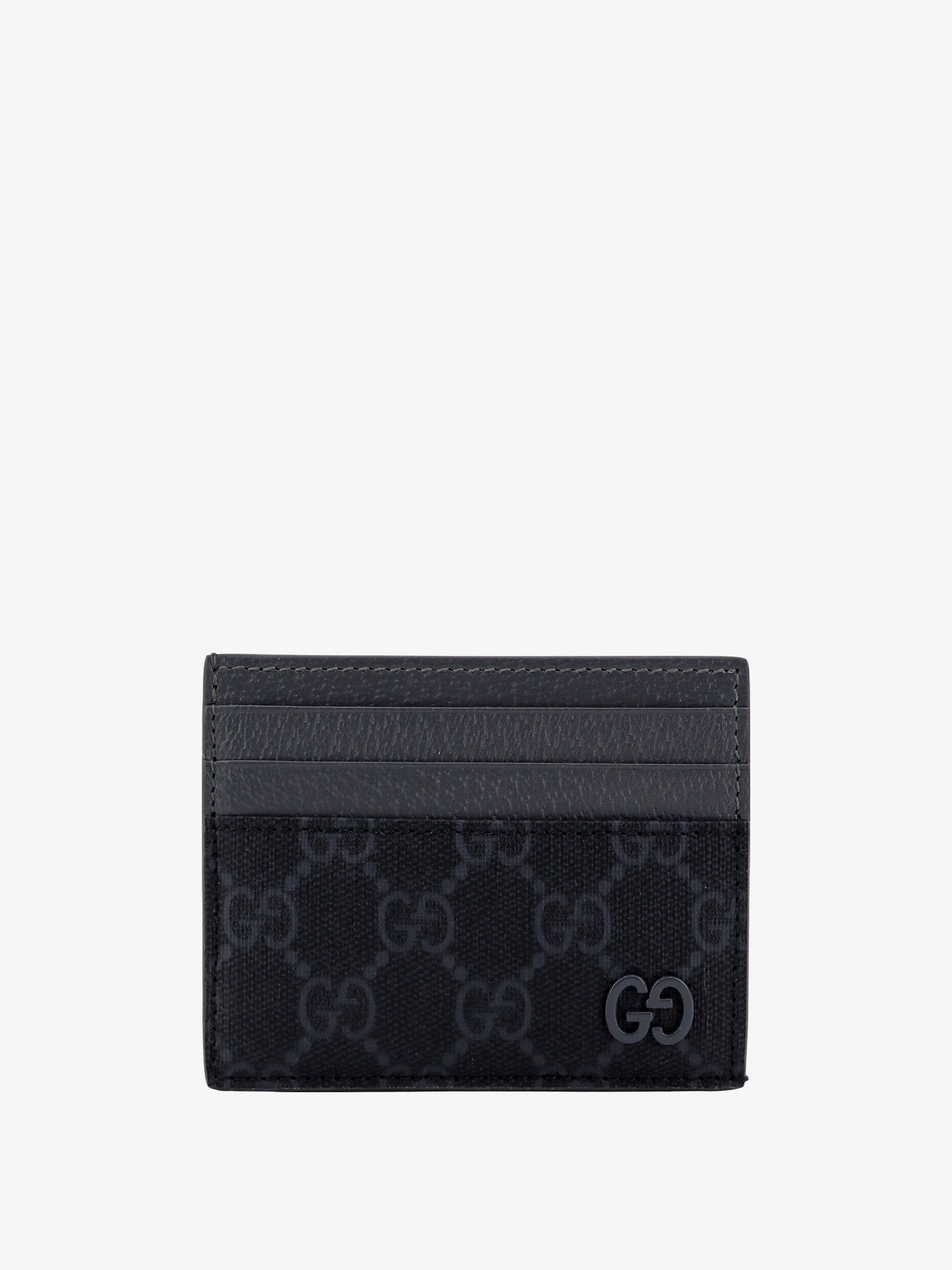 Gucci Man Card Holder Man Grey Cardcases In Gray