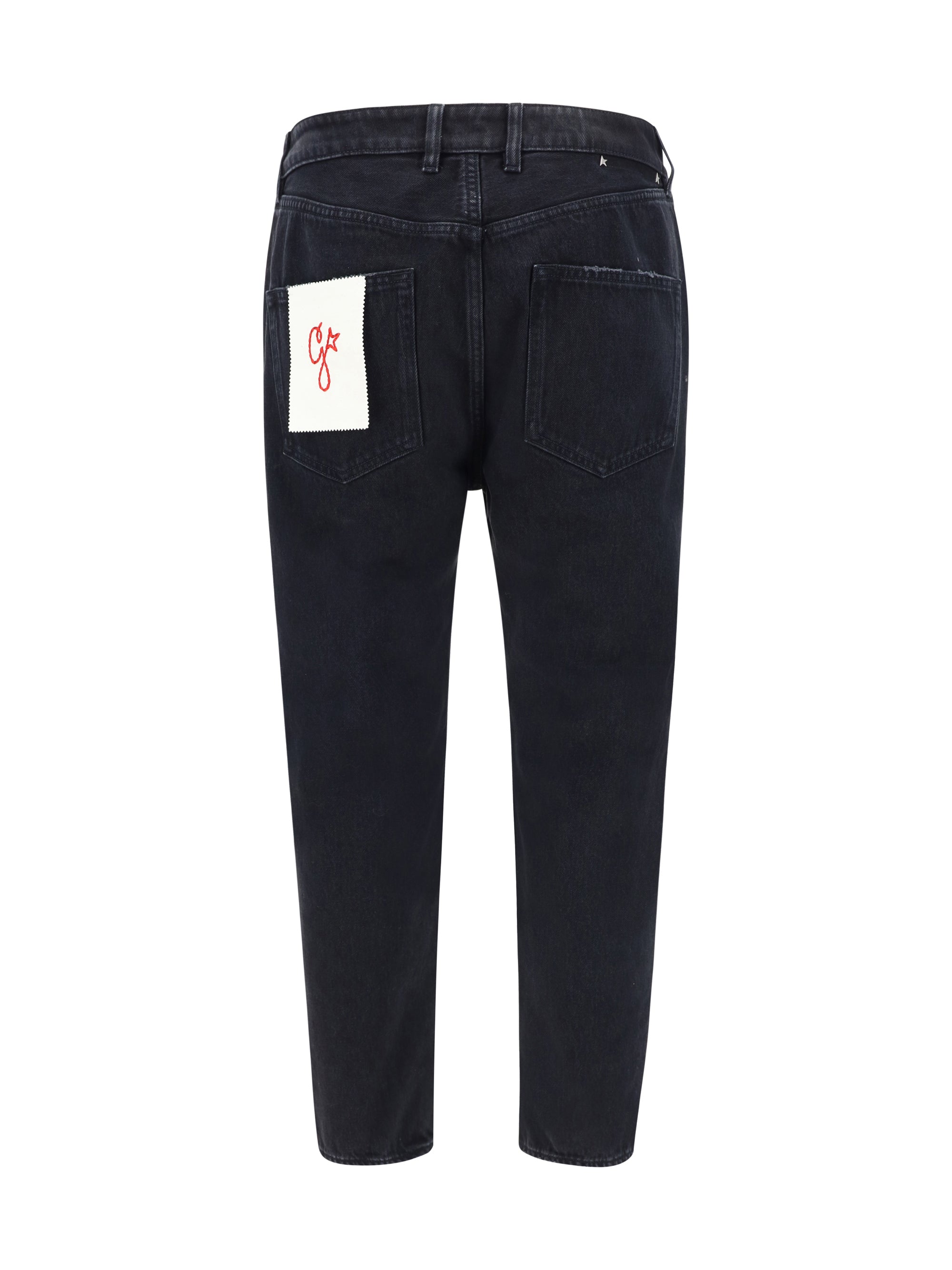 Shop Golden Goose Men Jeans In Black