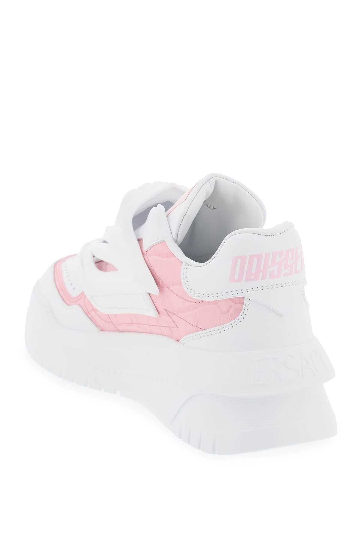 Shop Versace Odissea Sneakers Women In Multicolor