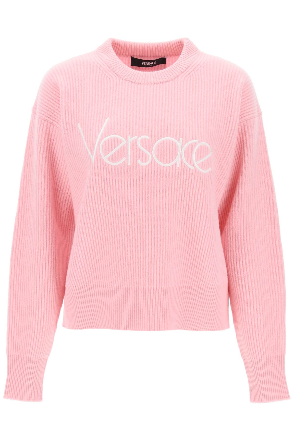 Versace 1978 Re-edition Wool Sweater Women In Pink