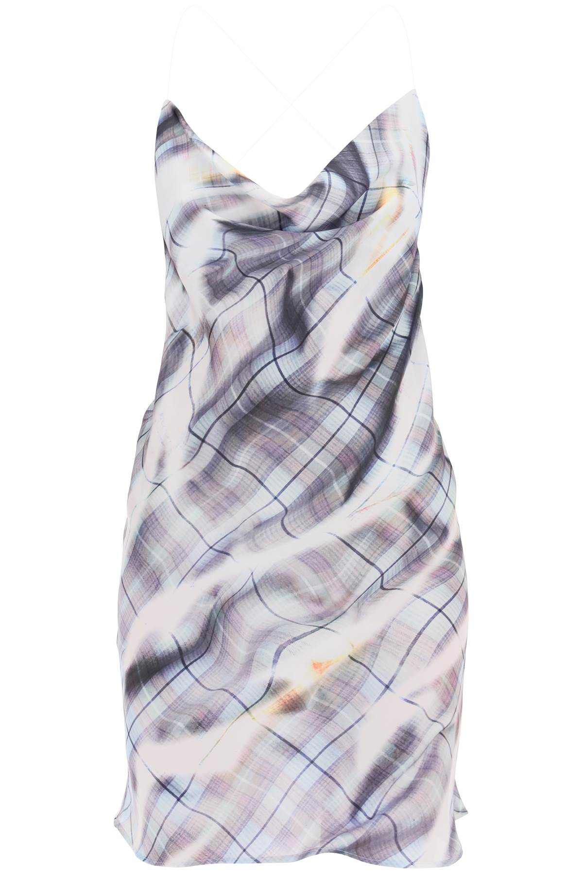 Shop Y/project Y Project Satin Slip Dress For Elegant Women In Multicolor