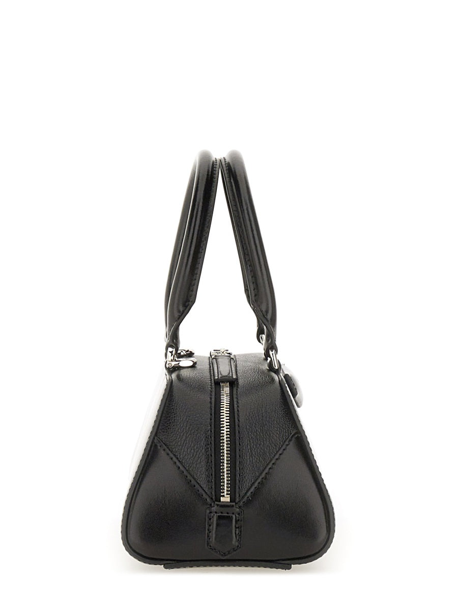Givenchy Mini Antigona East-west Top Handle Bag In Black