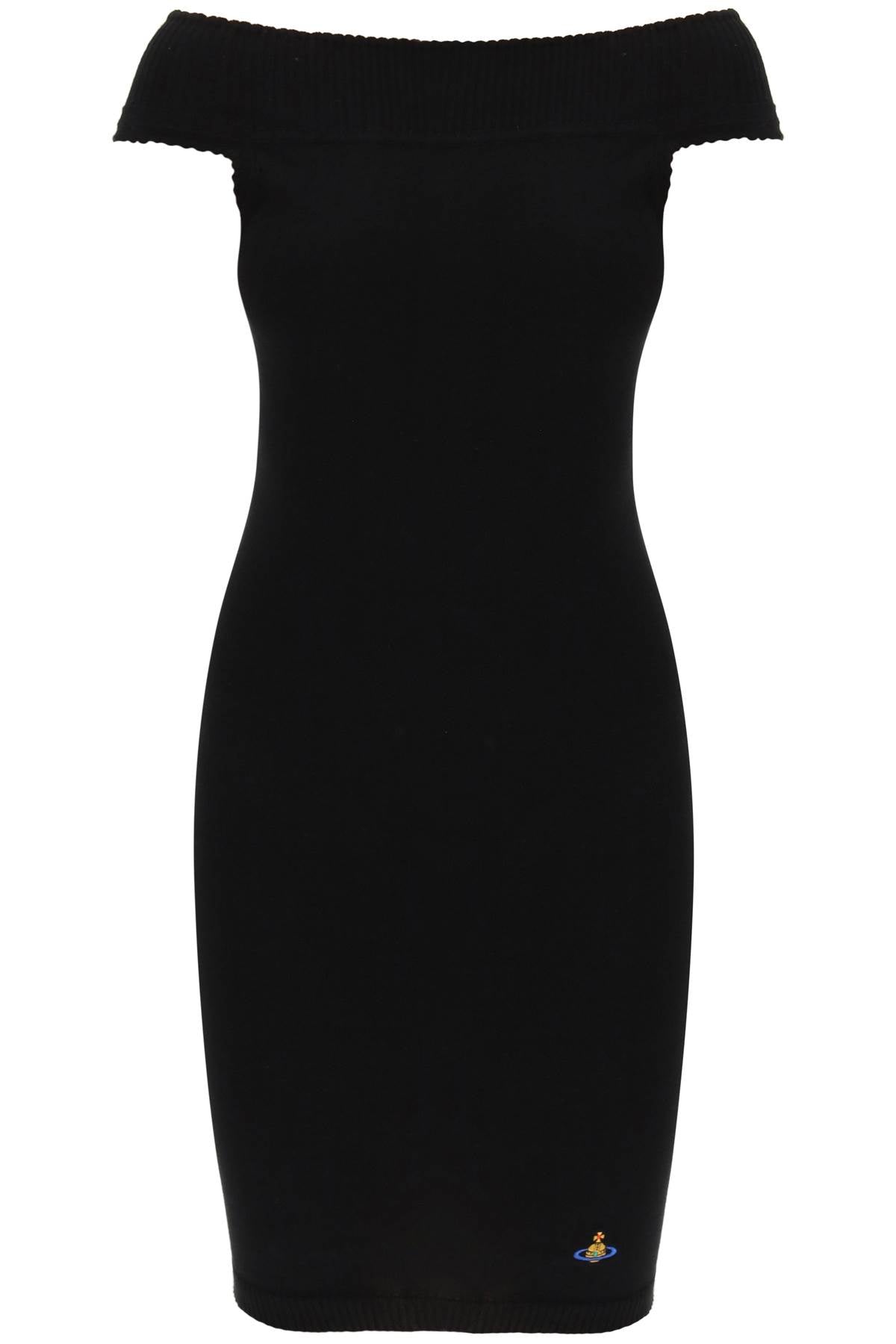Shop Vivienne Westwood 'valentina' Knit Dress Women In Black