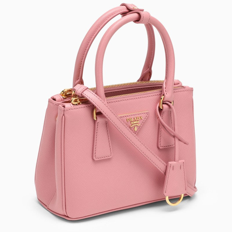 Prada Galleria Saffiano Leather Mini Bag - Pink