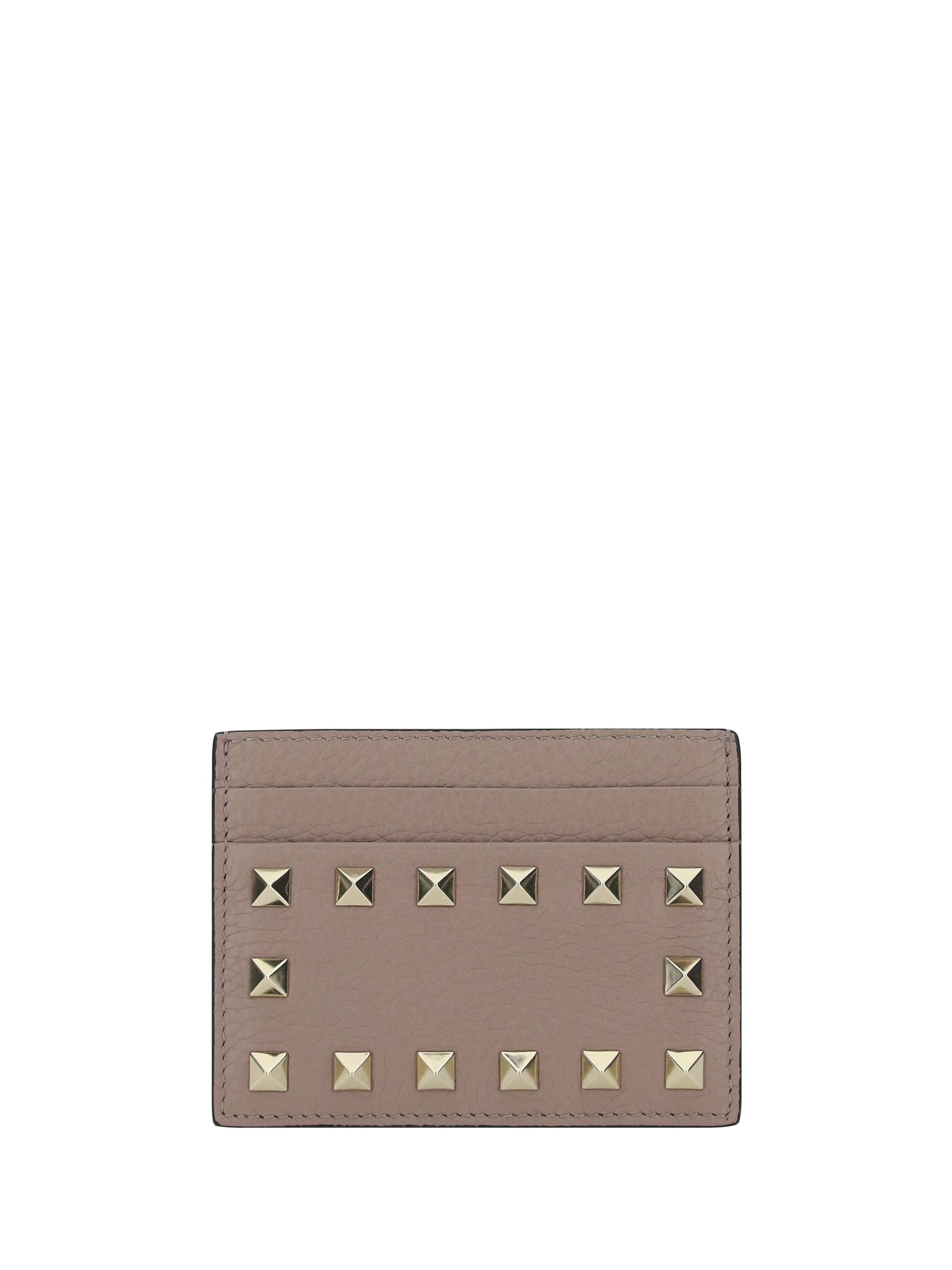 Valentino Garavani Women  Rockstud Card Holder In Multicolor