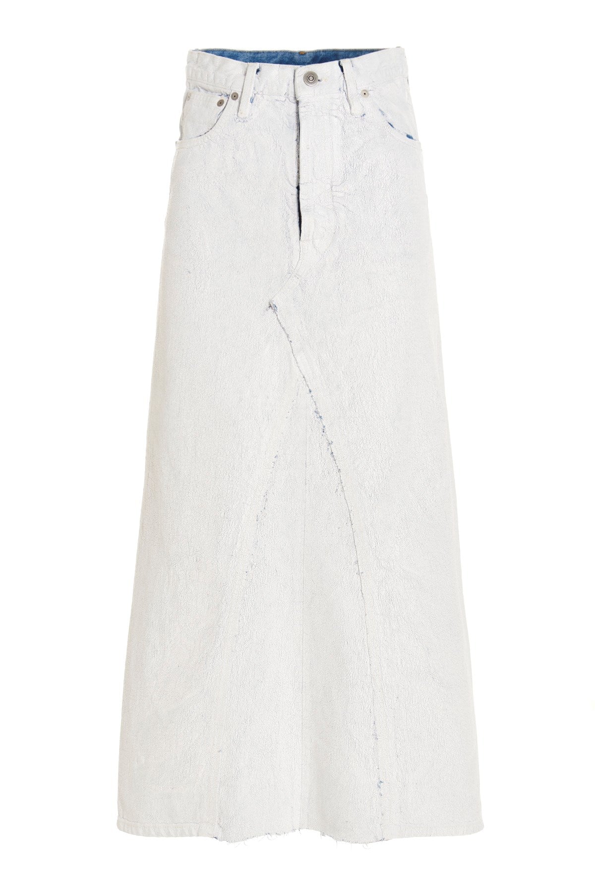Shop Maison Margiela Women 'bianchetto' Skirt In White