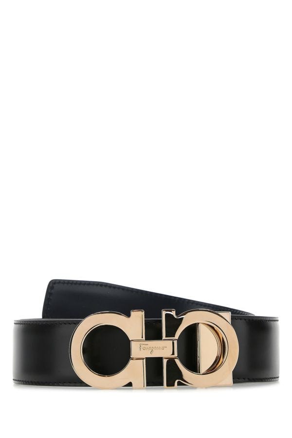 Shop Ferragamo Salvatore  Man Cintura In Black