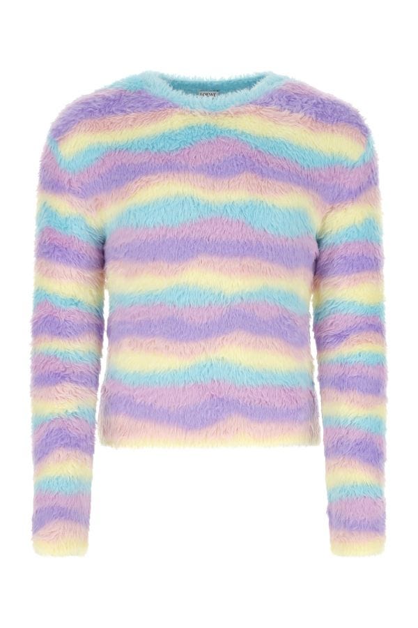 Loewe Man Multicolor Nylon Sweater