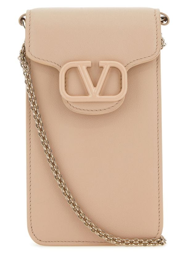 Valentino Garavani Woman Skin Pink Leather Locã² Phone Case