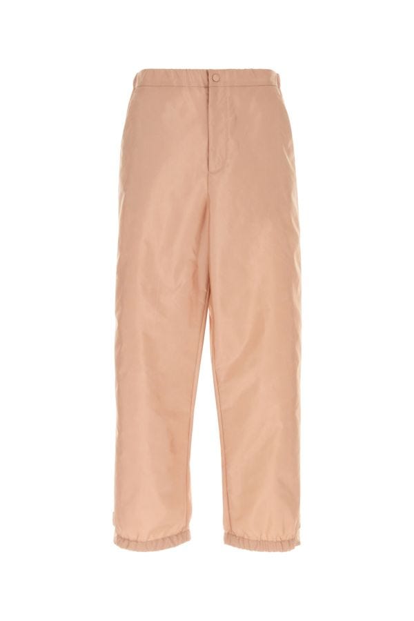 Valentino Garavani Man Powder Pink Nylon Pant