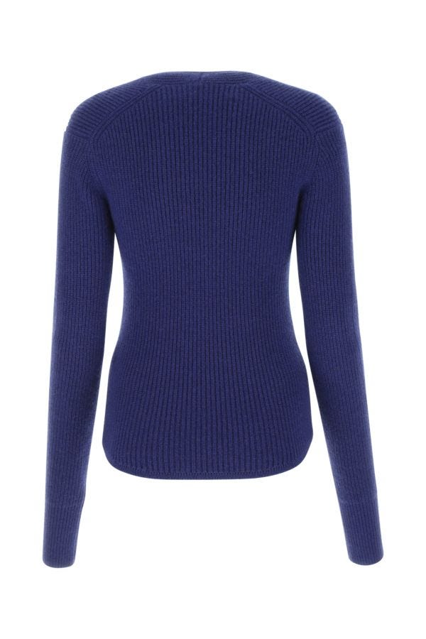 Shop Isabel Marant Woman Blue Wool Blend Bailey Sweater