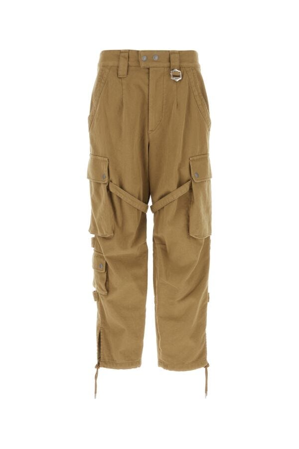 Shop Isabel Marant Woman Brown Cotton Eusebio Cargo Pant