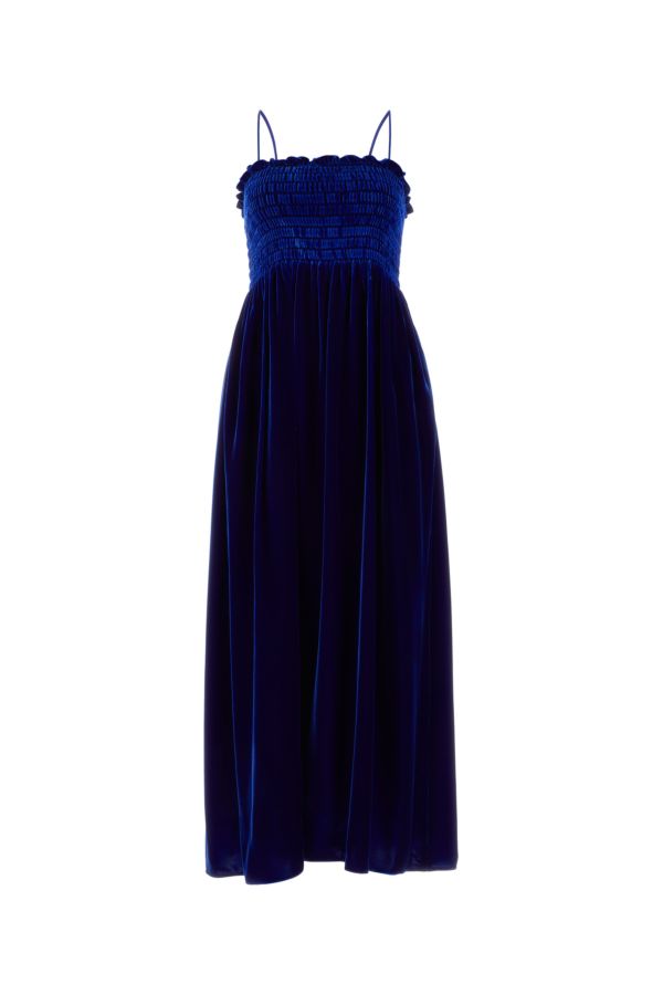 Gucci Woman Blue Velvet Dress