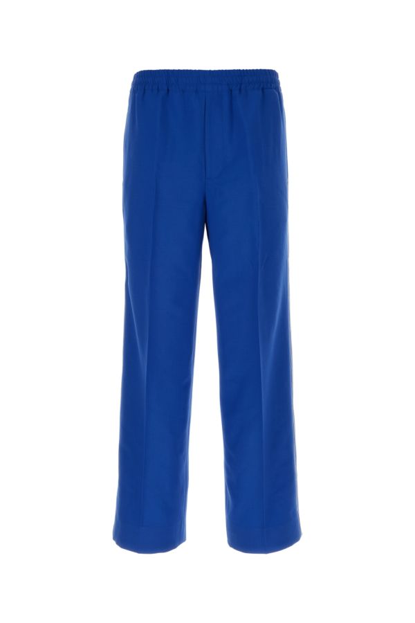 Gucci Man Electric Blue Wool Blend Pants