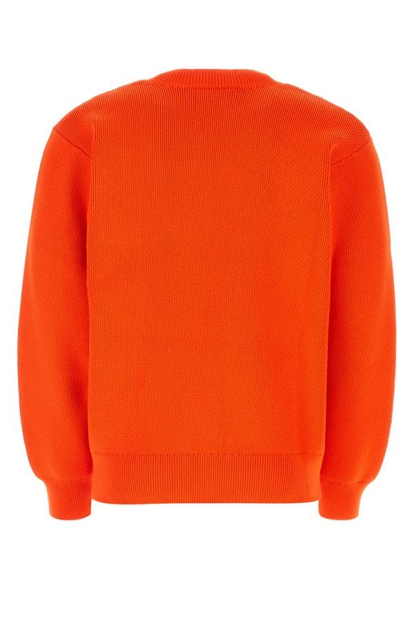 Shop Isabel Marant Man Fluo Orange Polyester Blend Ayler Sweater