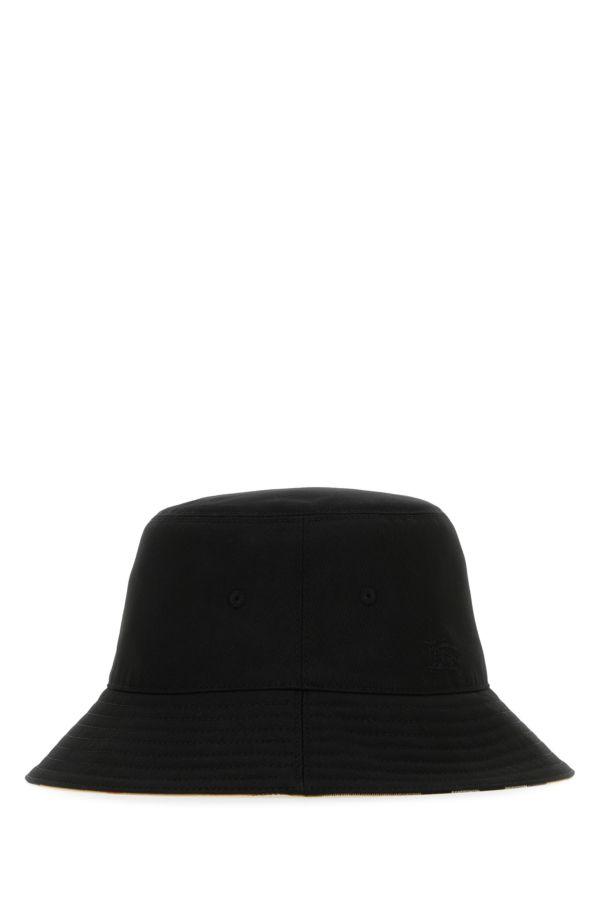 Shop Burberry Woman Black Polyester Blend Bucket Hat