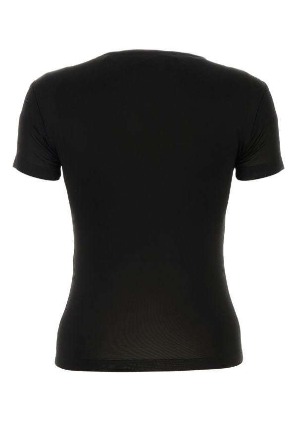 Shop Y/project Y Project Woman Black Stretch Viscose T-shirt