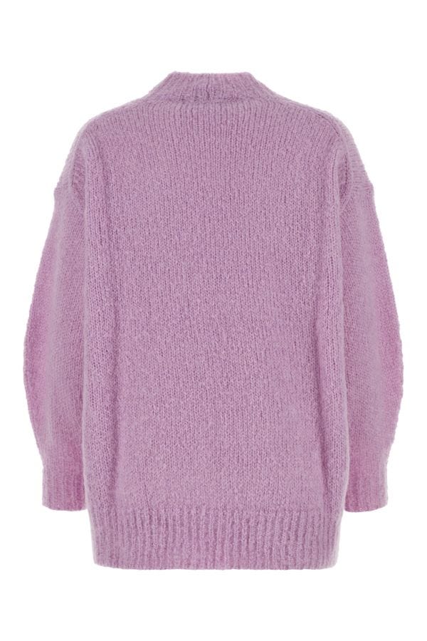 Shop Isabel Marant Woman Lilac Mohair Blend Idol Oversize Sweater In Purple