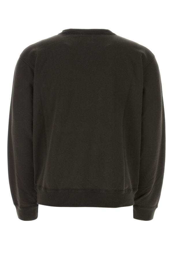 Shop Isabel Marant Man Black Cotton Blend Oversize Mikoy Sweatshirt