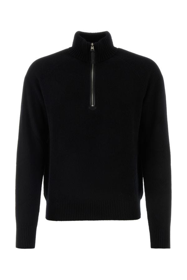 Tom Ford Man Black Wool Blend Sweater