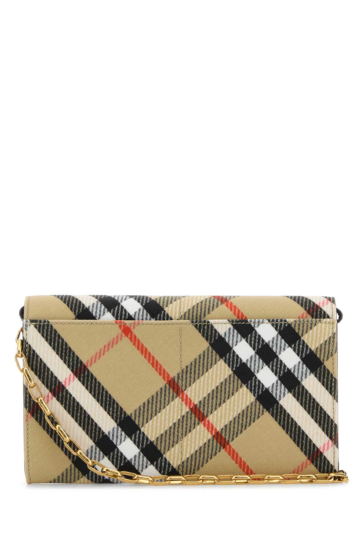 Burberry Women Printed Canvas Snip Wallet In Multicolor