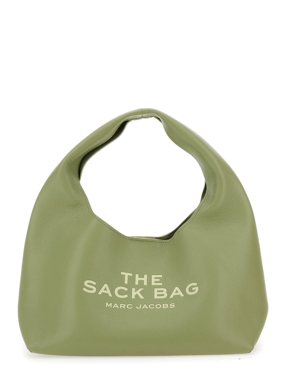 Marc Jacobs Soft Leather Shoulder Bag With Cut-out Handle In Green