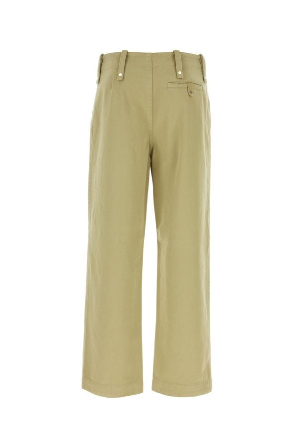 Shop Burberry Man Pantalone In Multicolor