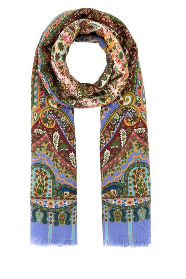 Shop Etro Woman Sciarpa In Multicolor