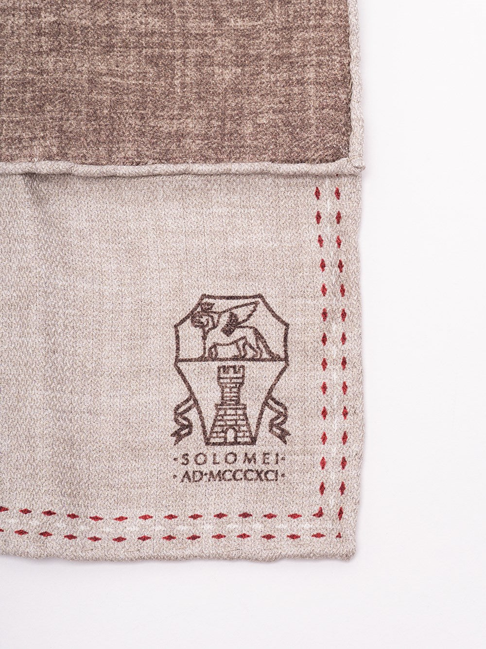 Brunello Cucinelli Men Silk Pocket Square In Multi