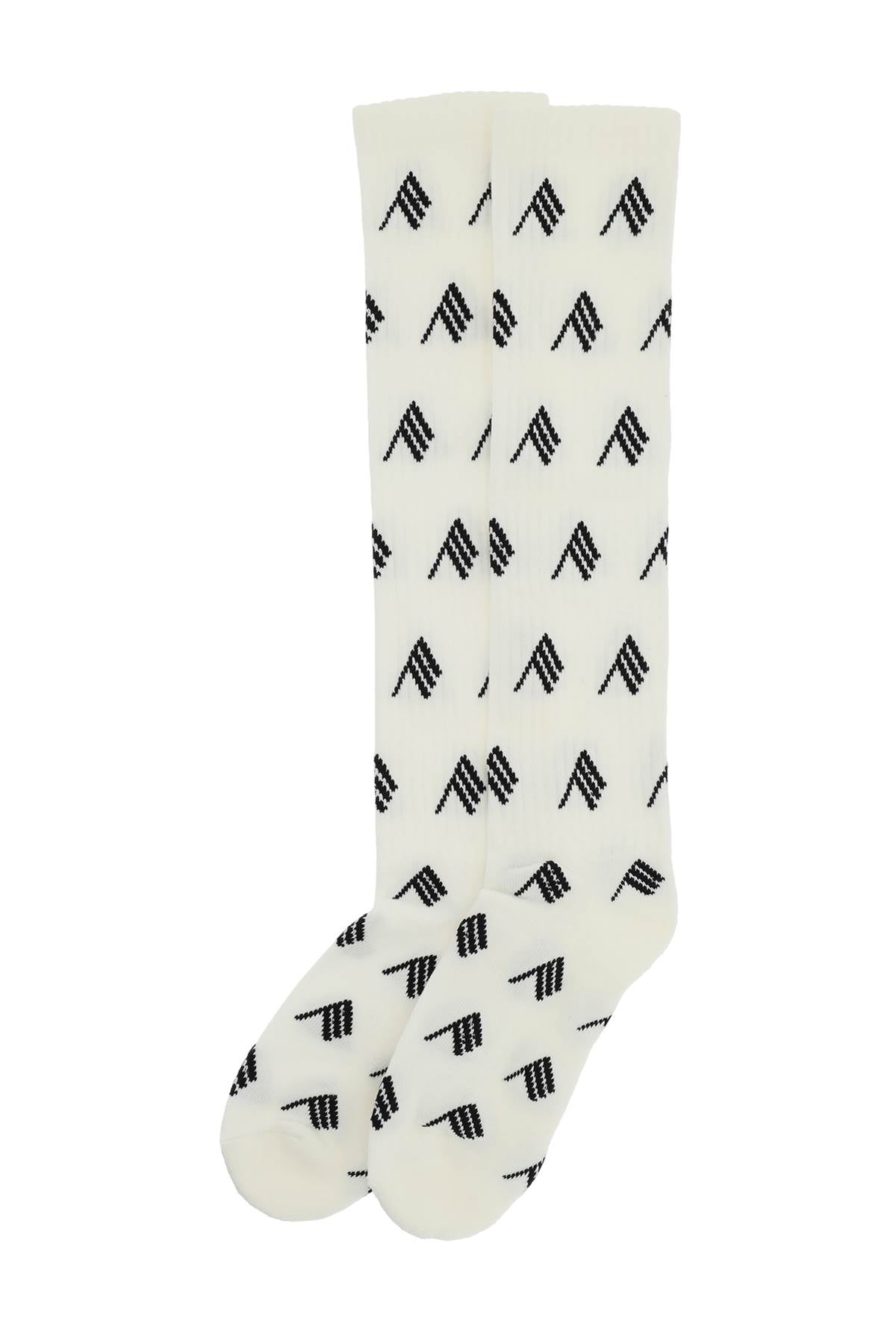 Shop Attico The  Logo Short Sports Socks Women In Multicolor